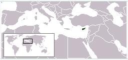 Location of Cyprus