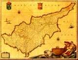 Map of Cyprus year 1647