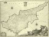 Map of Cyprus year 1649