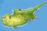 Общая подробная карта Кипра