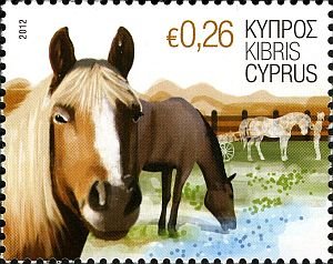 Марка Кипра: Лошади 0.26 евро