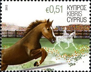 Марка Кипра: Лошади 0.51 евро