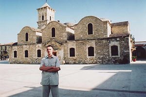 У храма Св.Лазаря Четверодневного, первого епископа Кипрского, в Ларнаке, Кипр