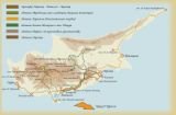 Карта Кипра православного на русском языке, святые места