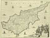 Map of Cyprus year 1703