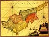 Map of Cyprus year 1730