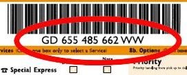 tracking number