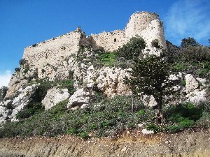 Общий вид крепости-замка Кантара