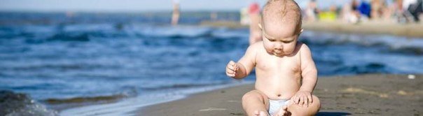 Ребенок на пляже