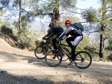cycling in the Troodos Cyprus