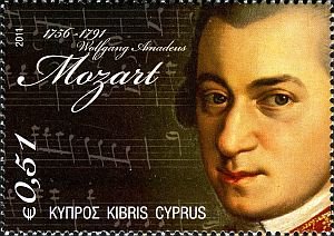 Марка Кипра: Композиторы 18 века: Моцарт